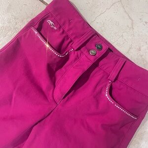🎀BARBIE PINK🎀 BREECHES WITH RHINESTONES
